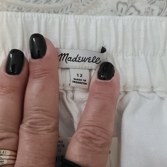 763 Madewell ladies pants white 
Size  12 - Picture 7 of 8